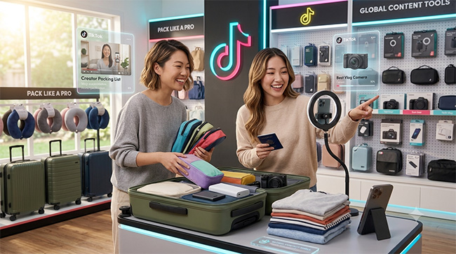 TikTok 官方力推“旅行伴侣”生态！#TravelTikTok 破千亿播放，跨境卖家如何获取“度假与户外出行”红利？