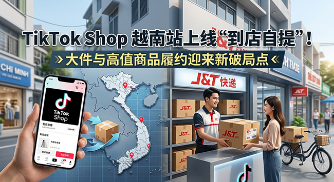 TikTok Shop 越南站上线“到店自提”！大件与高值商品履约迎来新破局点